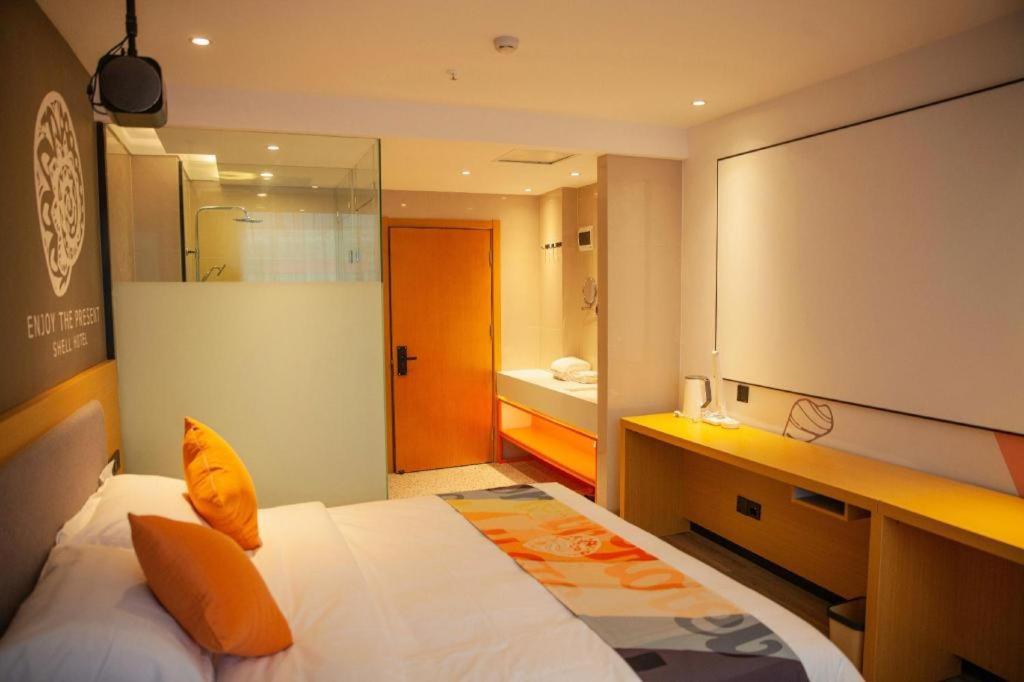 Shell Hotel Shanxi Xinzhou Wuning County Fengwu Square Ningwu Bagian luar foto