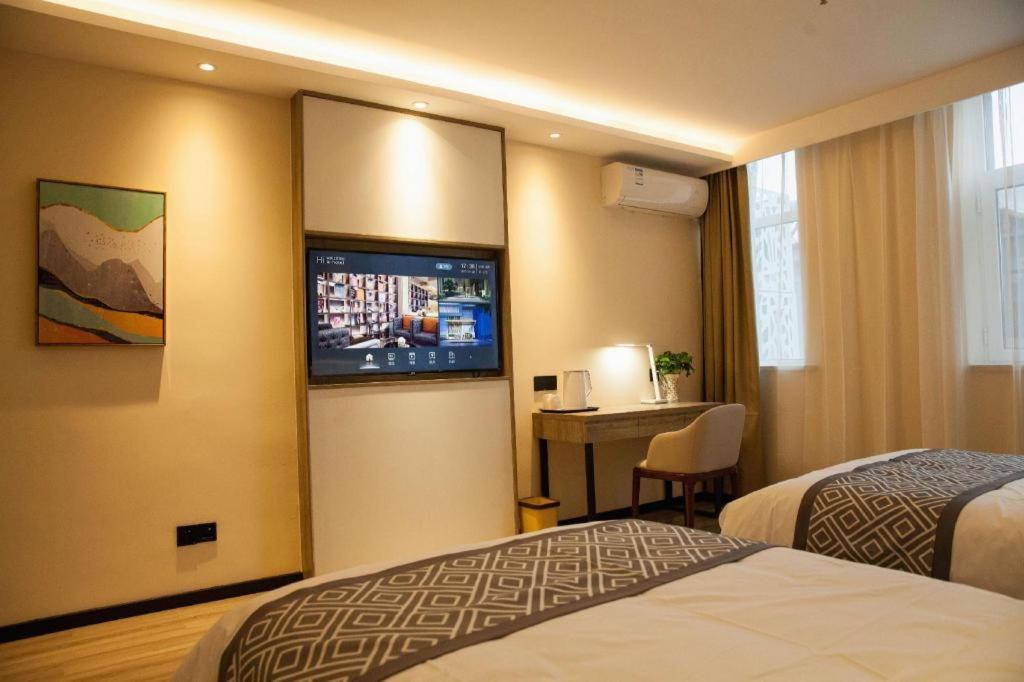 Shell Hotel Shanxi Xinzhou Wuning County Fengwu Square Ningwu Bagian luar foto