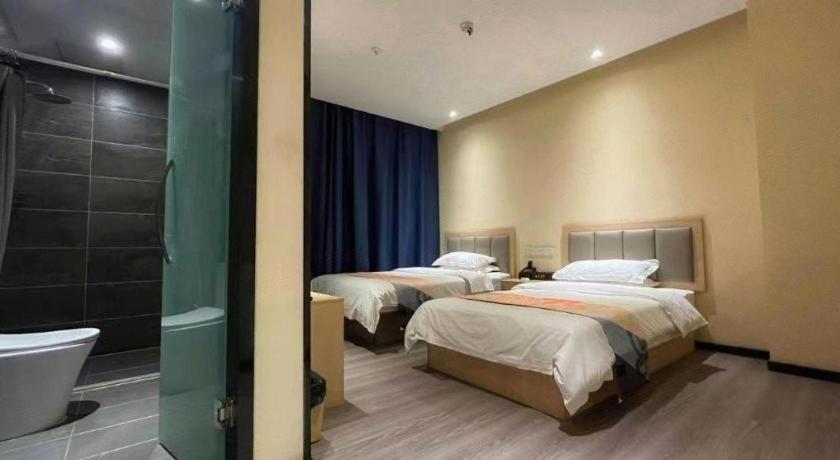 Shell Hotel Shanxi Xinzhou Wuning County Fengwu Square Ningwu Bagian luar foto