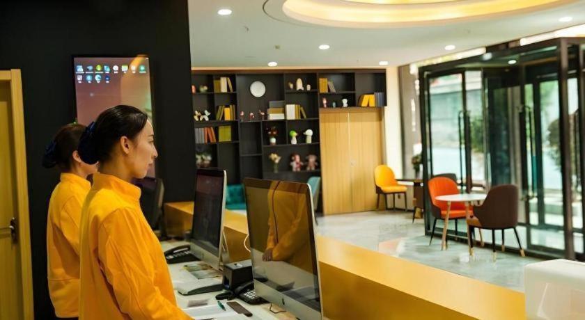 Shell Hotel Shanxi Xinzhou Wuning County Fengwu Square Ningwu Bagian luar foto